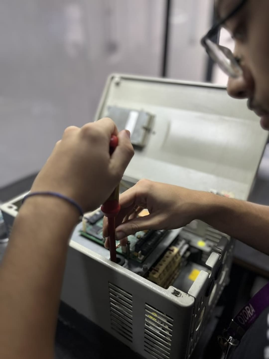 Manutenção inversor solar