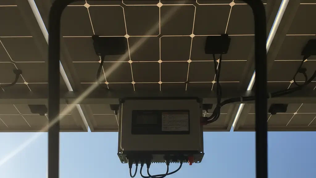 Inversor solar instalado