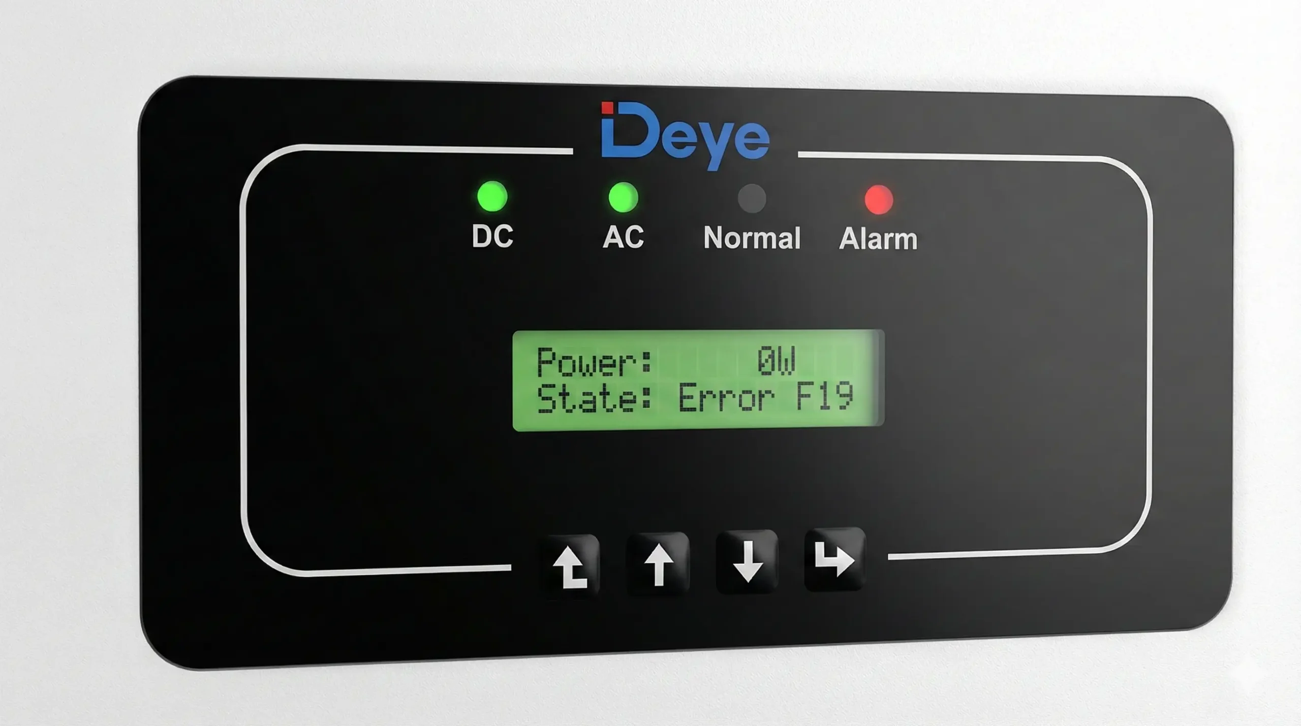 Error f19 inversor deye